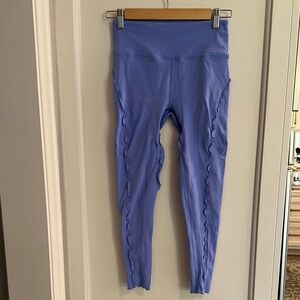 Womens Blue Leggings